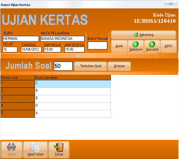Portable Digital Evaluation (PDE) Atau Digital Test