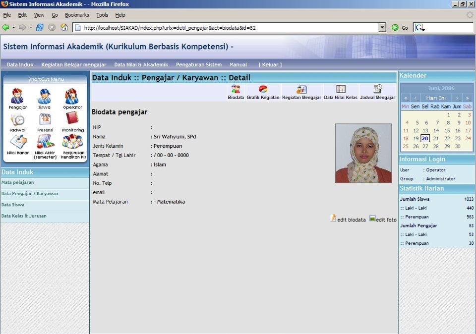 Sistem Informasi Akademik Sekolah